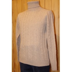 Terzo Fuso men's cable-knit turtleneck sweater