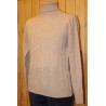 Terzo Fuso men's cable-knit turtleneck sweater