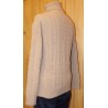 Terzo Fuso men's cable-knit turtleneck sweater