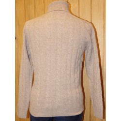 Terzo Fuso men's cable-knit turtleneck sweater