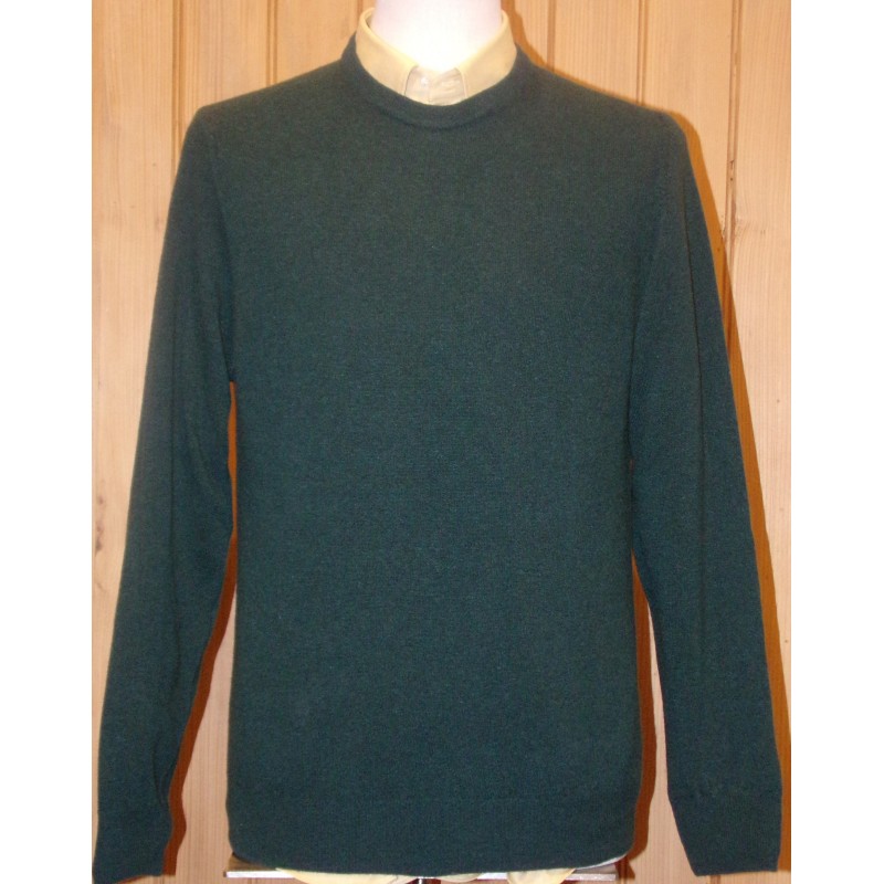 Maglia uomo girocollo in misto cashmere