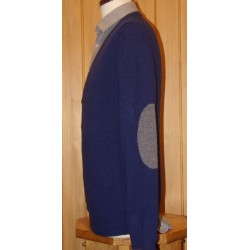 Men's merino-cashmere cardigan sweater