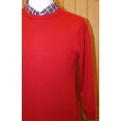 Men's crew-neck sweater in pure cashmere