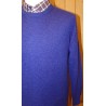 Men's crew-neck sweater in pure cashmere