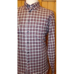 Palazzina checked fleece cotton shirt