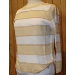 Frida lurex striped women's sweater