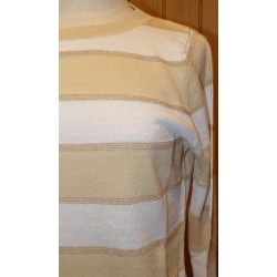 Frida lurex striped women's sweater