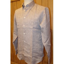 Men's pure linen shirt...