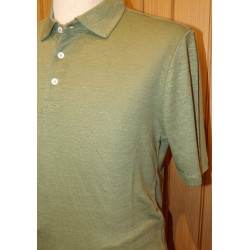 Morgano soft-linen men's polo shirt