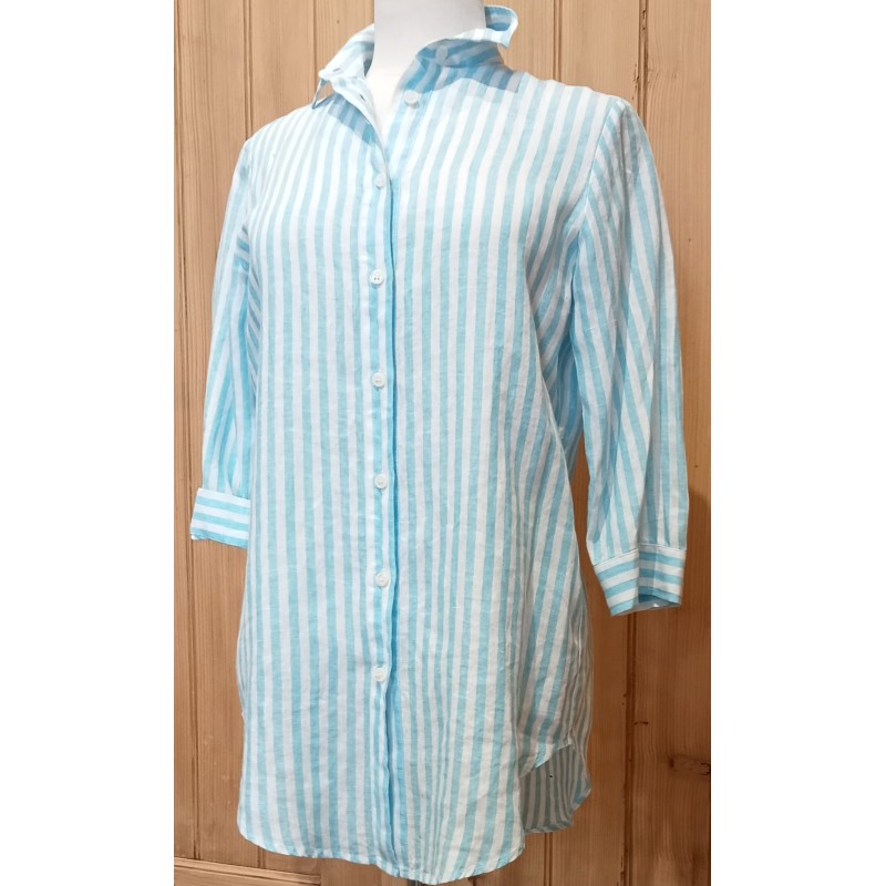 Zanetti's linen striped shirt