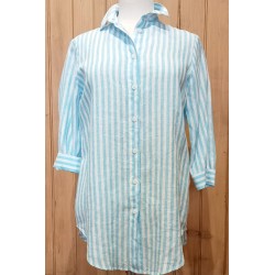 Camicia a righe Zanetti in lino