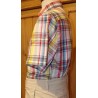 Men's half sleeve linen patterned shirt