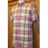 Men's half sleeve linen patterned shirt