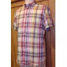 Men's half sleeve linen patterned shirt