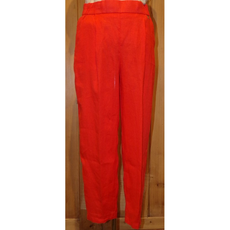 Zanetti's stretch linen pants