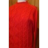 Sabrina diamond-patterned women's sweater