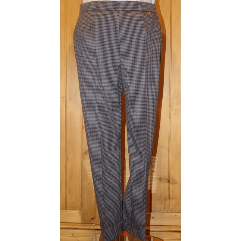 Zanetti women's tartan trousers