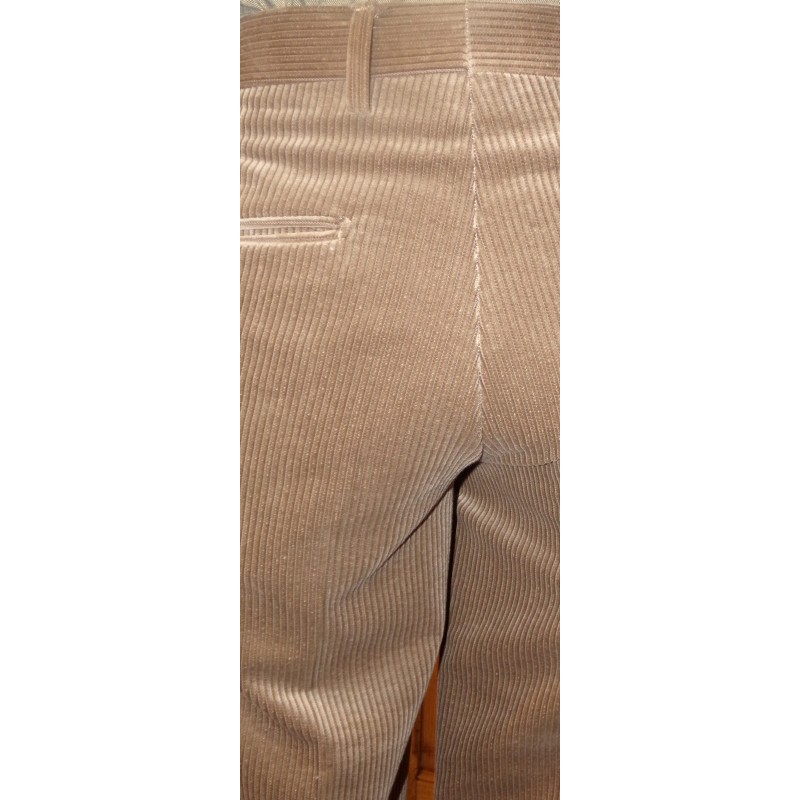 Pantalone uomo velluto cinquecento righe