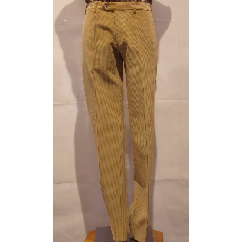 Pantalone uomo velluto cinquecento righe