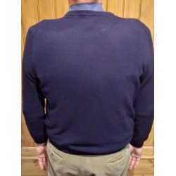 Men's crew neck sweater in wool