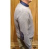 Men's crew neck sweater in wool