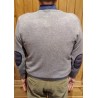 Men's crew neck sweater in wool