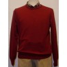 Men's crew neck sweater in wool