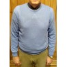 Men's crew neck sweater in wool