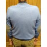 Men's crew neck sweater in wool