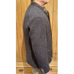 Men's boiled wool jacket