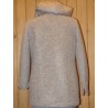 Boiled wool jacket with hood Steinbock