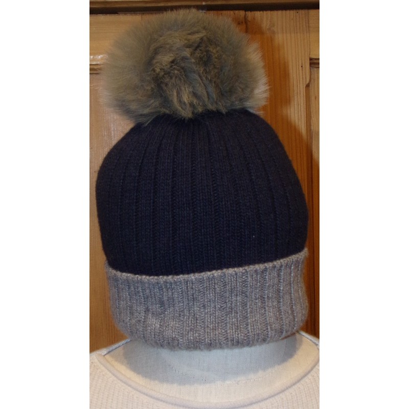 Wear-Postage pom-pom wool's cap