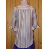 Women's striped linen shirt