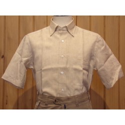 Men's half sleeve linen shirt